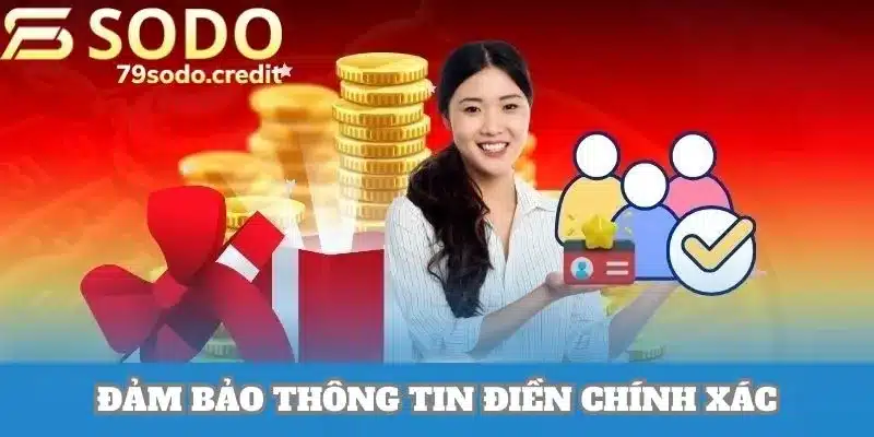 Đảm bảo thông tin của hội viên đã được điền chính xác