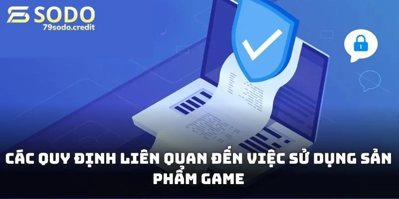 Các quy định liên quan đến việc sử dụng sản phẩm game