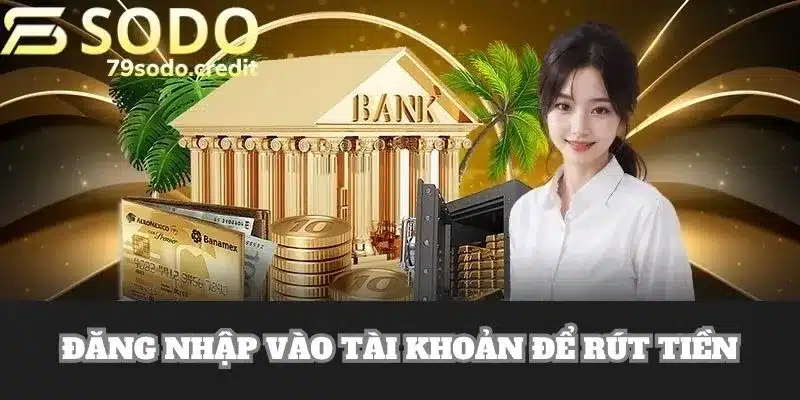 Đăng nhập vào tài khoản để tiến hành rút tiền 79sodo
